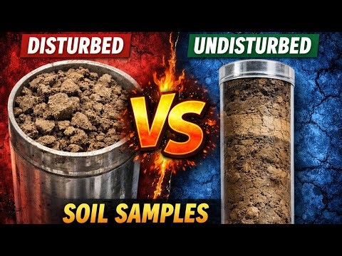 “90% Students Confuse This | Disturbed vs Undisturbed Soil Sample” || Geo-Technical Engineering ||