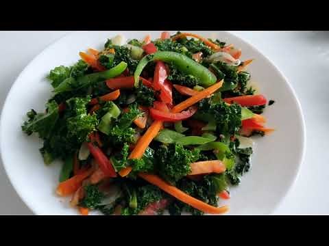 HOW TO COOK KALE | STIR FRY KALE RECIPE BY Simply Lorn