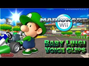 All Baby Luigi Voice Clips • Mario Kart Wii • All Voice Lines • 2008 @SoundMeFreely