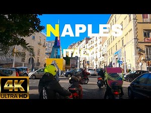 Naples Driving Tour with Drone Footage【4K】