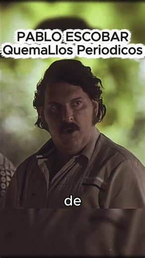 Pablo Escobar Burns All the Newspapers #thebossofevil #narcos