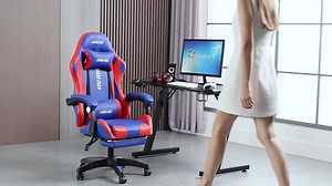 High Quality Massage Led RGB Computer Game Chair Gaming Sillas Gamer Racing Gaming Chair with Footrest