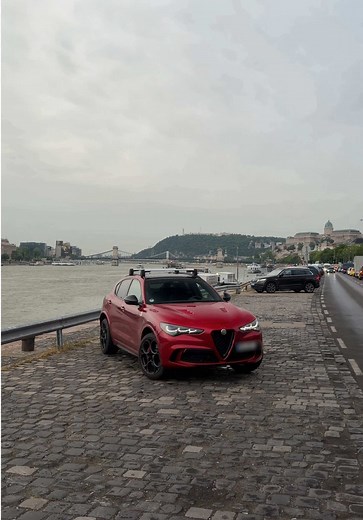 Thx @⃟ for the vid #alfaromeostelvio #stelvioqv #drift #budapest #fyp | alfa romeo stelvio