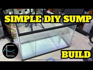 CUTTING GLASS & BUILDING A SUMP (HOW TO)