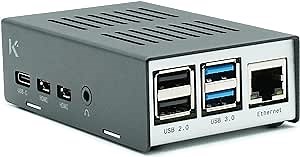 KKSB Raspberry Pi 4 Case | Space for Raspberry Pi 4 Heatsink, PoE HAT