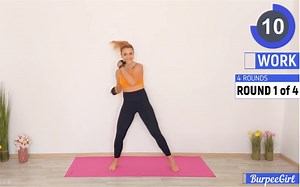 【burpeegirl】40分钟站立不跑不跳搏击有氧操 瘦手臂瘦全身 嗨到停不下来 每一次出拳都是对脂肪的怒吼