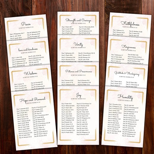Scripture Writing Plan Printable – 12-month Bible Study & Scripture Journal – Daily Bible Writing PDF - Etsy