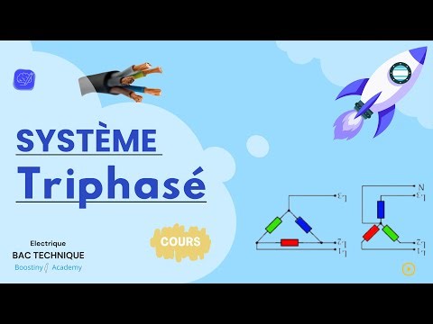Electrique 🚀 Bac Tech – Système triphasé :(cours🎯)