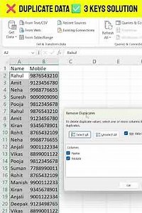 90% Log Ye Excel Shortcut Nahi Jaante ❌ | Remove Duplicates in Seconds