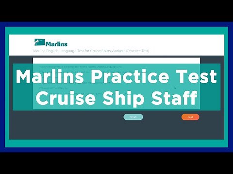 Marlins Practice Test for Cruise Ship Staff 2020