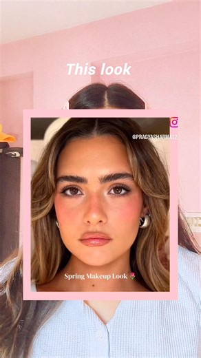 Spring makeup look 🌷.... #makeup #makeuptutorial