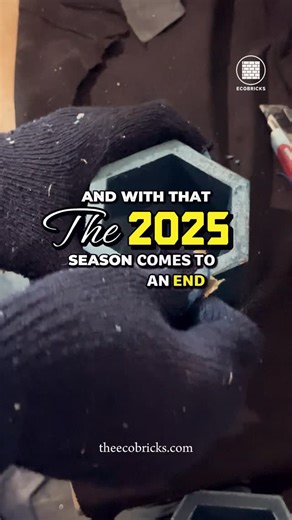 EcoBricks on Instagram: "Here's to bigger things in 2026, hopefully! Thank you everyone for being a part of our journey this year🫶🏻 #ecobricks #sustainability #recycling #trending #2025"