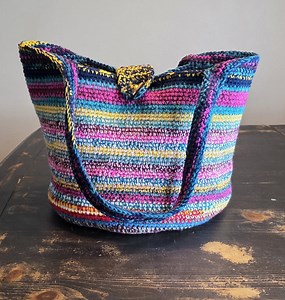 Crochet Tote Bag Pattern: Easy Beginner Project   Video (PDF Download) - Etsy