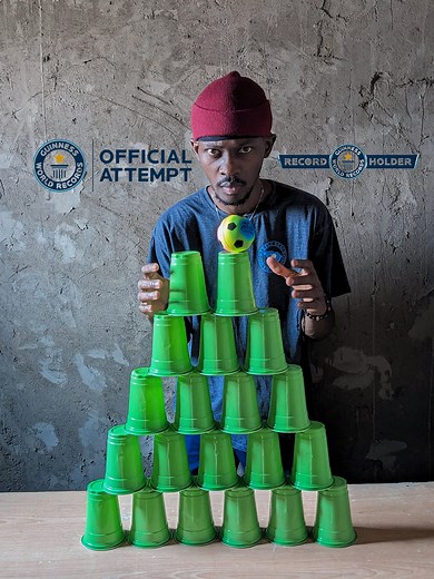 Advanced Cup Stàcking 🤯, Don't Drop The Ball 🏀😳 | Hassan Miti