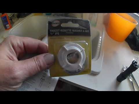 Kitchen Sink faucet replacement or repairing a loose faucet.