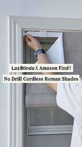 119K views · 441 reactions | ✨ No Drill Fabric Blackout Roman Shades....