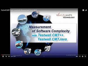 Testwell CMT Code Complexity Measurement Tools (007)