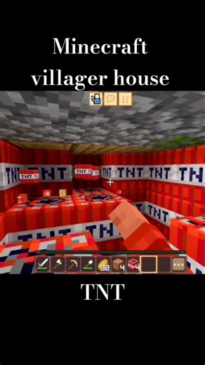 Minecraft villain house tnt #shorts #subscribe #minecraft