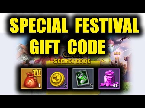 NEW GIFT CODE🎁SPECIAL FESTIVA🎁CASTLE CLASH 2025