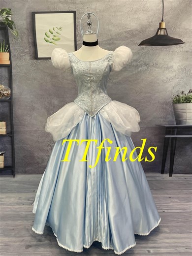 Princess Cinderella Dress Cinderella Cosplay Costume Adult Woman Girls Personalized Size - Etsy