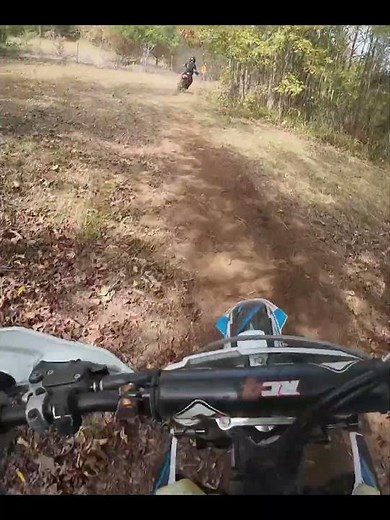 Going through the chute at Manbone XC #dirtbikes