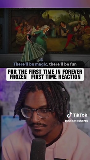 For the First Time in Forever | Frozen 1 First Time Reaction! 🎶 #frozen #disney #music #song #reaction
