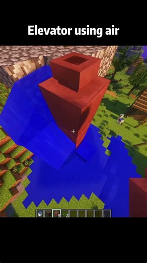 Minecraft Simple Water Elevator