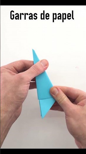 Cómo hacer garras de papel Garra de oso de papel de origami