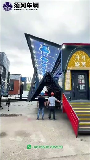 Mobile Banquet Hall Trailer — Expandable Luxury Event Space! 🎉🚛