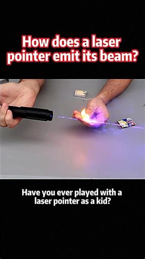 How does laser pointer emit its beam?#foryou #science #knowledge #interesting