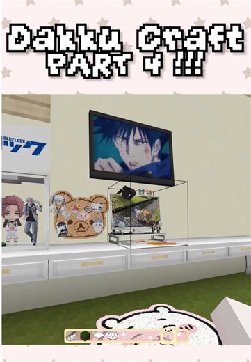 yayyyyayayyayayayayya dakku craft part 4 !! #minecraft #fyp #addon #anime #aesthetic