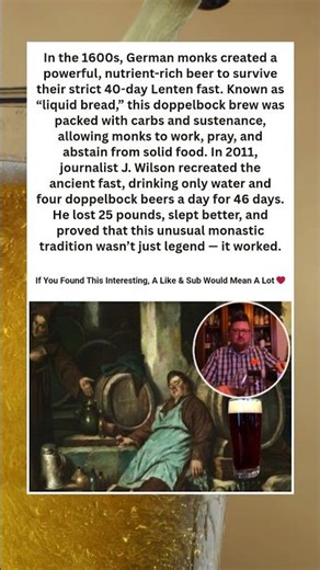 Liquid Bread: The 40 Day Beer Only Fast 🍺