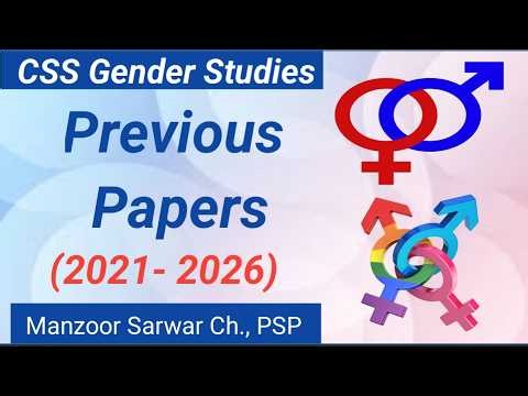 Analysis of CSS Gender Studies Previous Papers 2021 - 2026