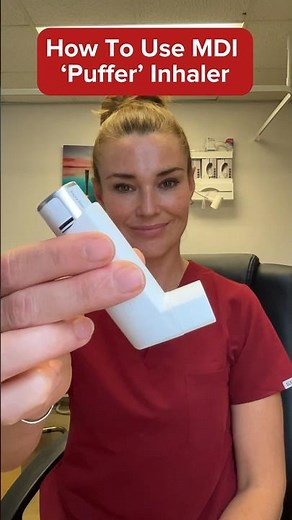 Doctor shows how to use your inhaler properly! #asthma #inhaler #copd #doctor
