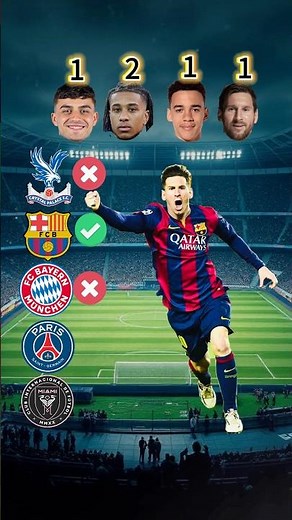 Comparaciones🔥Pedri vs L.Messi vs Michael Olise vs Jamal Musiala