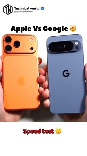 iPhone 17pro max Vs Pixel 10pro XL ☠️#Apple Vs Google 🤯#Speed test 🤔