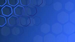Hexagonal Pattern Blue Background, Modern Geometric Hexagon Animation