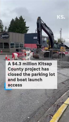 What's going on with construction near the Suquamish dock?