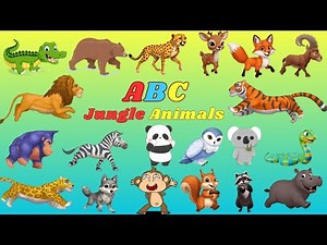 ABC Jungle Animals 14TH10 | Nursery Rhyme for Kids | Kids TV