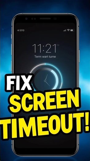 How to Stop Screen Turning Off Automatically | Fix Screen Timeout Setting