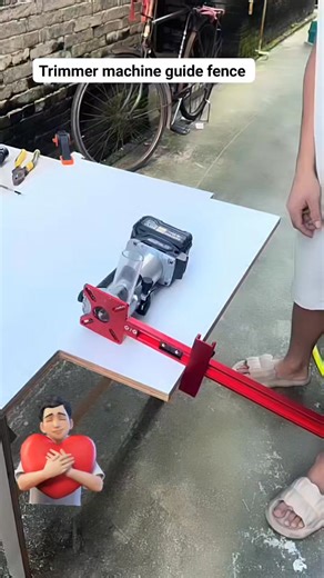 3.8K views · 209 reactions | Trimming machine guide fence #Guide #TRIMMER #trendingreel #usareels #trendingpost | Jd Decor | Facebook