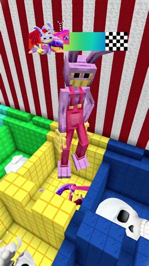 Squid Game Jump / Part 1 / TADC / Ragatha, Zooble, Jax, Kinger, Gangle #minecraft