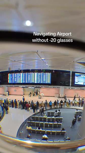 Navigating Airport Without -20 Glasses: A Challenge