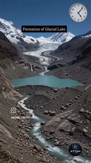 process of glacial lake formation