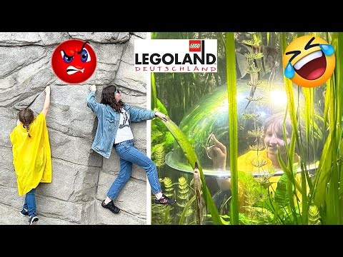 I'M IMAGINATING MY SISTER ATHENA AT LEGOLAND CHALLENGE! Amusement Park Germany