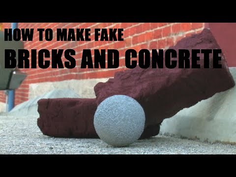 How to make Prop bricks and concrete