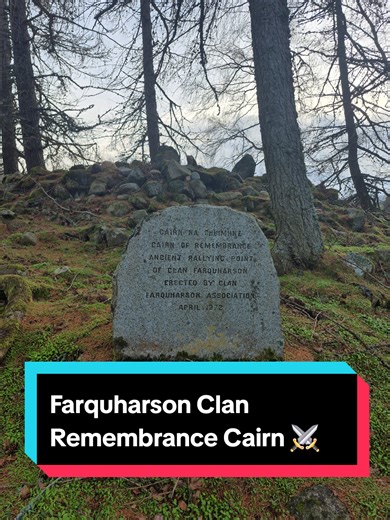 While our castle is closed, there are other ways to celebrate our Farquharson Clan! #fyp #Clan #scotland #battle #walk