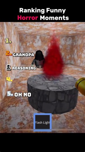 Ranking Funny Horror Moments (The last really hit it🎤) #roblox #funny #horrorgaming