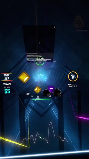 My very first map! let me know what yall think! #beatsaber #vr #chromapper #art #remzcore| #oniparade_sllig on #Twitch