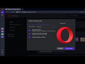 How To Clear Cache in Opera Browser & For Websites Cached Images and Files
